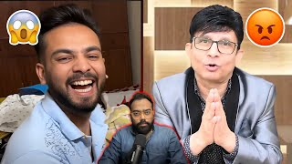 Elvish Yadav vs KRK😲😲  JThakers [upl. by Anelhtac]