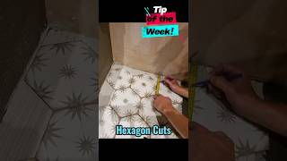 Tip Of The Week Hexagon Tile Cuts [upl. by Trilbee]