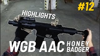 UPGRADED AAC Honey Badger HL015  WGG Gel Blaster Gameplay 12 [upl. by Haland]