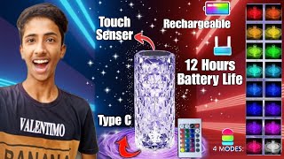 DIAMOND Lamp UNBOXING  Touch amp Remote Control CType Rechargeable [upl. by Ycnaffit466]