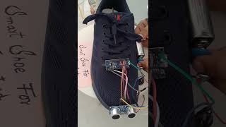 Smart shoe for visually impatred people  Smart shoe smartshoe shortvidioes engineering sireraj [upl. by Elbertine]