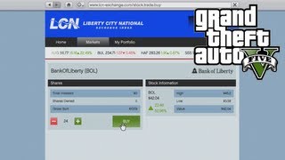 GTA 5  How To Buy amp Sell Stocks  Make Money FAST Stock Market Tutorial GTA V [upl. by Nimajeb]