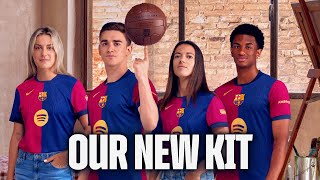 BARÇAS NEW KIT FOR THE 2425 SEASON  FC Barcelona 🔵🔴 [upl. by Tammany557]