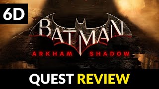 Batman Arkham Shadow VR Review  The Caped Crusader Comes to Quest [upl. by Atteragram]