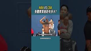 NBA VS CBA，身體素質差距有多大體育 nba 籃球 [upl. by Erde817]