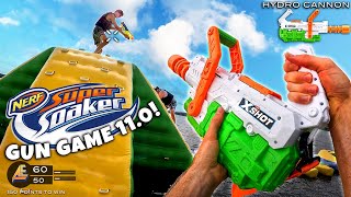 NERF GUN GAME  SUPER SOAKER EDITION 110 Nerf First Person Shooter [upl. by Thatcher]