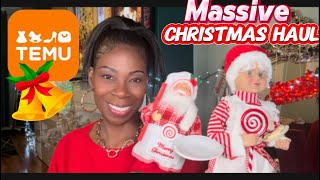 Unbelievable TEMU Christmas Haul Affordable Gifts amp Festive Finds for Everyone🎄 [upl. by Enybor]