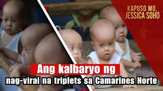 Ang kalbaryo ng nagviral na triplets sa Camarines Norte  Kapuso Mo Jessica Soho [upl. by Keldon]