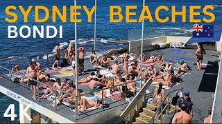 Sydney Australia Virtual Walking tour  BONDI Beach  4K HDR [upl. by Icats30]