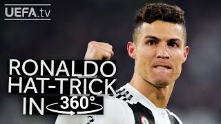 RELIVE RONALDO COMEBACK HATTRICK IN 360° [upl. by Kubiak]