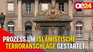 Prozess um islamistische Terroranschläge in Paris gestartet [upl. by Nuahc]