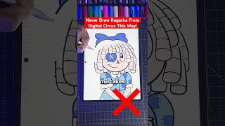 Never Draw Ragatha THIS Way 😡 Digital Circus art shorts digitalcircus [upl. by Flemming561]