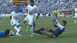 cruz azul vs morelia semifinal Joel Huiqui mano luego se hace el muertito [upl. by Gradey344]