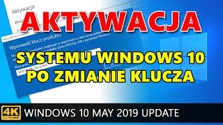 Windows 10 Zmiana klucza produktu poleceniem changepk [upl. by Taka]