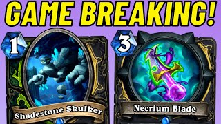 Shadestone Skulker Literally BREAKS Hearthstone NEW Mini Set is HERE [upl. by Lewert932]