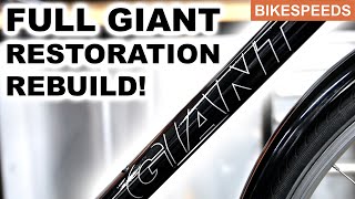 Giant Escape Restoration Full bike rebuild  Detail and Service [upl. by Estes848]