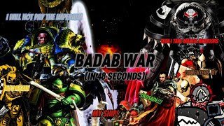 Badab War in 48 seconds  Warhammer 40k art x CapCut [upl. by Ahsyat]