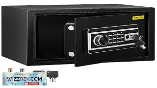 VEVOR Safe Box 08 CUFT Fingerprint Safe Box for Money w 2 Review [upl. by Sieber]