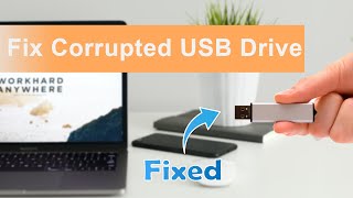 【Full Guide】How to Fix Corrupted USB Drive without Losing Data [upl. by Blen]