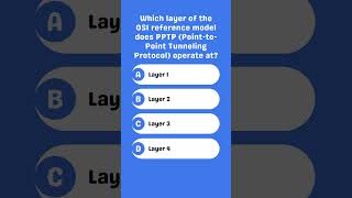 At which OSI layer does PPTP PointtoPoint Tunneling operate [upl. by Sucramd]