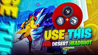 NEW Desert Eagle One Tap Headshot Trick🤯  Free Fire Me Headshot Kaise Mare🤔  MALIK FF [upl. by Thoer656]