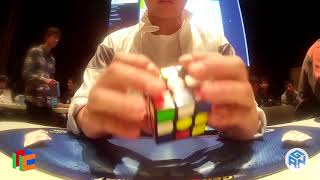 NAR 624 Rubiks Cube 3x3 North American Record Average TF3I San Diego 2017 [upl. by Renaxela]