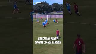 BARCELONA THIERRY HENRY balle skills thierryhenry arsenal football sundayleague [upl. by Libna]