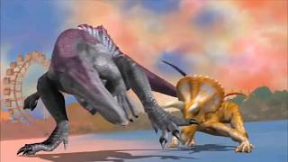 Dinosaur King Dinosaurs and Battle at Carnival [upl. by Benton530]