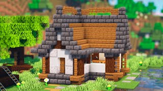 CASA MEDIEVAL SIMPLES  MINECRAFT TUTORIAL [upl. by Beera]