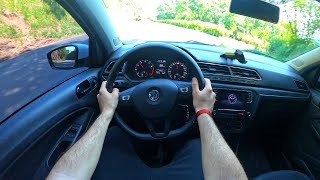 Volkswagen Voyage 16 2021  POV Test drive 4K Sem narração [upl. by Einomrah224]