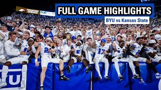 BYU Football vs Kansas State  FULL GAME HIGHLIGHTS  September 21 2024 [upl. by Aseyt]