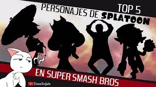 TOP 5 Personajes de Splatoon para Smash [upl. by Kruter]