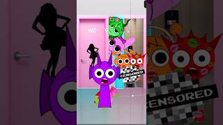 POV Sprunki Incredibox Raddy Sky Vineria Pinki Oren Durple Went to wrong Toilet sprunki incredibox [upl. by Romo]