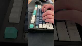 Gateron Frankenswitch  MK870 TKL  No Plate  Typing Test [upl. by Ihsoyim]