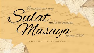 Basahin Mo Ang Sulat na ito at maging Masaya ngayong 2024  Payong Kapatid [upl. by Ebsen533]