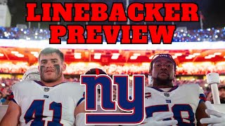 TOP 5 LINEBACKER GROUP  New York Giants [upl. by Artened]