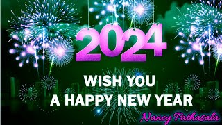 New year wishes 2024nancypathasala [upl. by Ahtennek903]