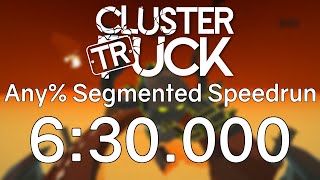 Clustertruck Any Segmented Speedrun in 630000 [upl. by Aicnetroh]