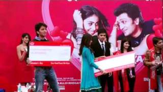 Valentines Day at IIPM with Tere Naal Love Ho Gaya Team Ritesh Deshmukh amp Genelia Dsouza [upl. by Fulcher]