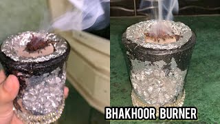 Unique Bakhoor Burner  DIY how to make homemade Bakhoor Burner with white cement  Homesneedcrafts [upl. by Higginson]