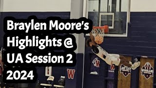 Braylen Moores highlights from UA Session 2 2024 [upl. by September863]