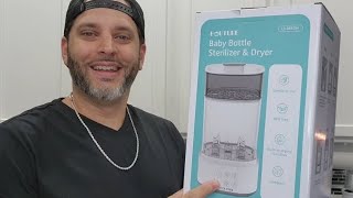 Hauture Baby Bottle Sterilizer and Dryer Review [upl. by Joacimah]