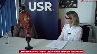 Carmen Dumitrescu USR Constanța candidat Senatul României [upl. by Tansy844]