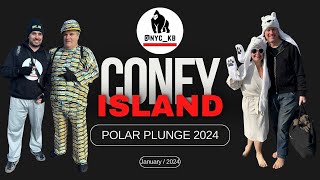 2024 Coney Island Polar Bear Club Plunge [upl. by Mercorr]