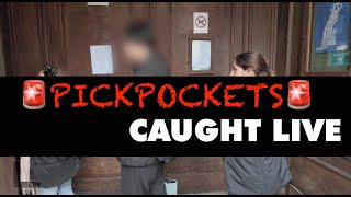 Pickpocketing Caught Live in Lyon France [upl. by Omari]