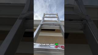 How to Clean a Clogged Dryer Vent Easily diy [upl. by Lisab]