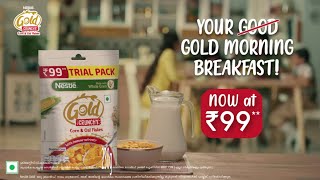 Nestlé GOLD Corn amp Oat Flakes  GOLD MORNINGS  Malayalam  6 Sec [upl. by Arbua649]