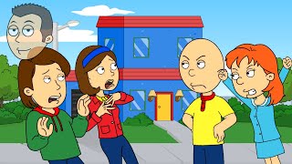 Caillou amp Rosie punish their parents Both get Grounded [upl. by Nogem]