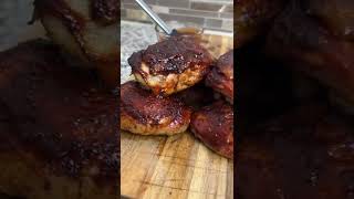 Smoked Chicken Thighs Video [upl. by Wiatt]