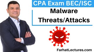 Malware Threats  Information Systems and Controls CPA Exam BAR [upl. by Nahrut283]